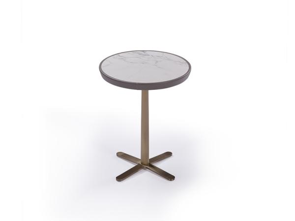 Stellar Base Black Marble Coffee Table Ceramic Top With SS Frame