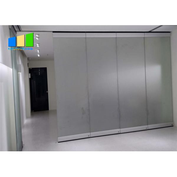 Folding Glass Partition Accessories Frameless Aluminium Glass Partition For Bathroom