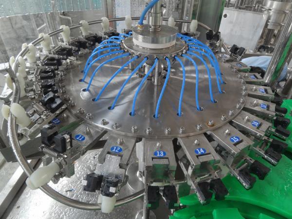 CE Standard Electric Driven Juice Glass Bottle Filler 3000 BPH - 14000 BPH