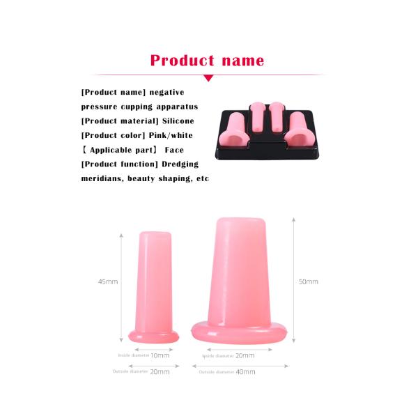 100% Domestic Silicone Cupping Guasha Beauty Salon Exclusive Multi Color Four Piece Set Facial Gua Sha Cupping For Care