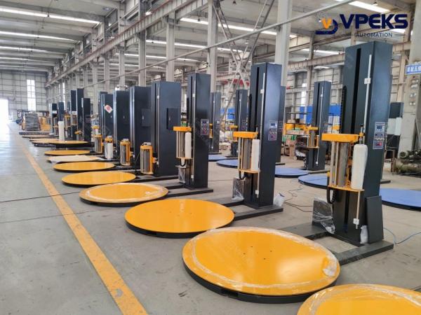 Stretch Wrap Equipment Semi Automatic Pallet Wrapper For Packaging
