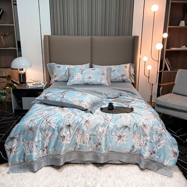 100%TENCEL 300TC 60S Плотность ткани Тенцель Цветы Покрытие одеяла