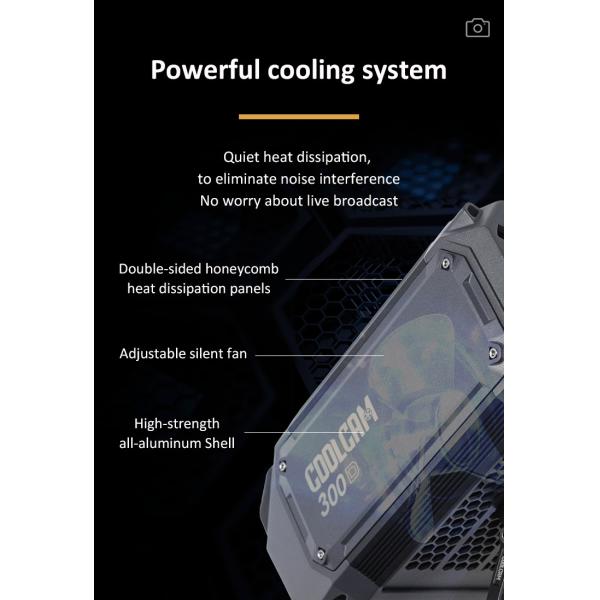 310W Coolcam 300D Fill Light High Brightness For Photography And Short Video