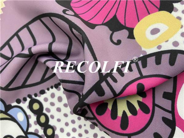 Quick Dry Athleisure Outfit Coolmax Lycra Xtra Life Fabric Recycled Stretch Nylon