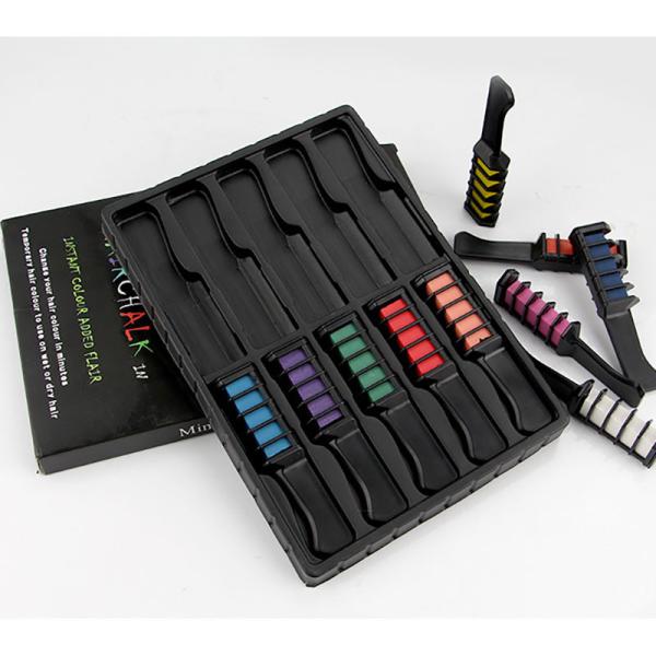 95 ml Volume Salon Hair Color Hair Chalk Comb Customize Temporary Washable Dye for Kids