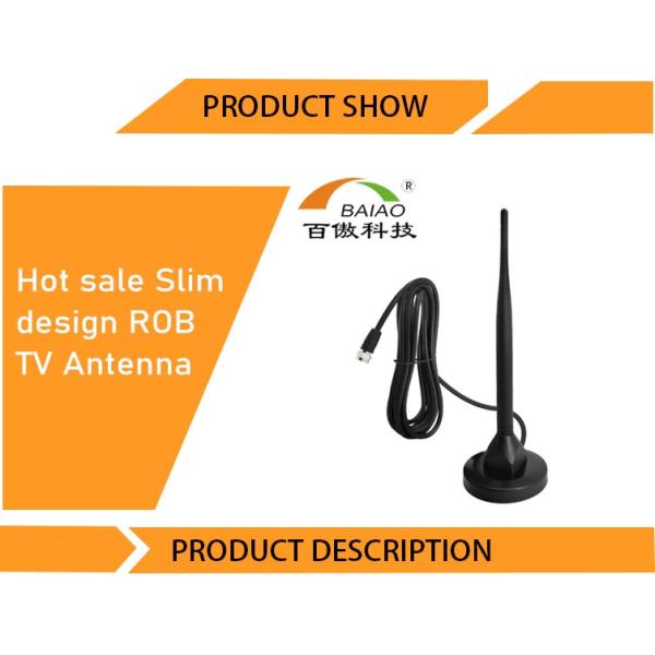 Сильное магнитное основание усилило хлыст сплава меди антенны 1-2dBi ТВ