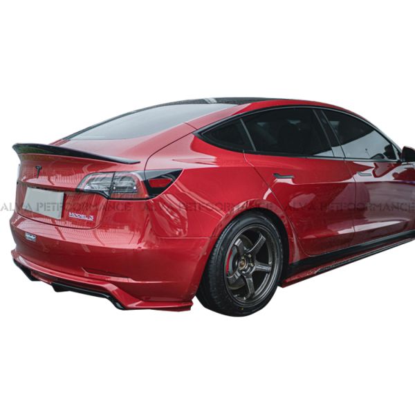 MODEL 3 2019 Plus Dry Carbon Fiber Body Kits Front Lip Side Skirts Rear Diffuser Rear Spoiler Exterior Accessories