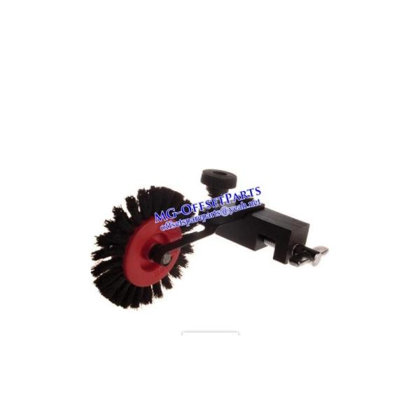 66.020.119F,HD BRUSH WHEEL COMPLETE WITH CLAMP (LEFT-HAND SIDE).