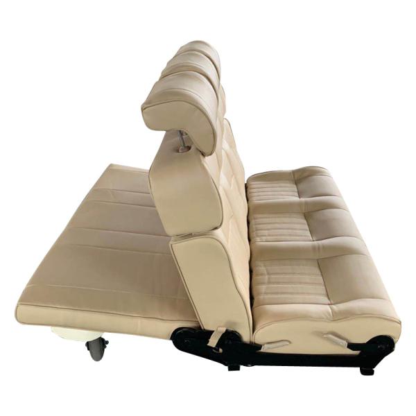 new design luxury car seats bed RV car back seat bed 3 seat  with recliner backrest
