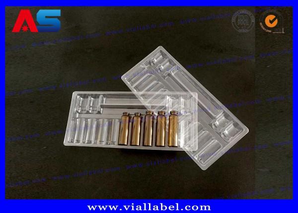Na venda! Bandeja plástica da bolha do ANIMAL DE ESTIMAÇÃO transparente de 10 tubos de ensaio 2ml que empacota o transporte livre