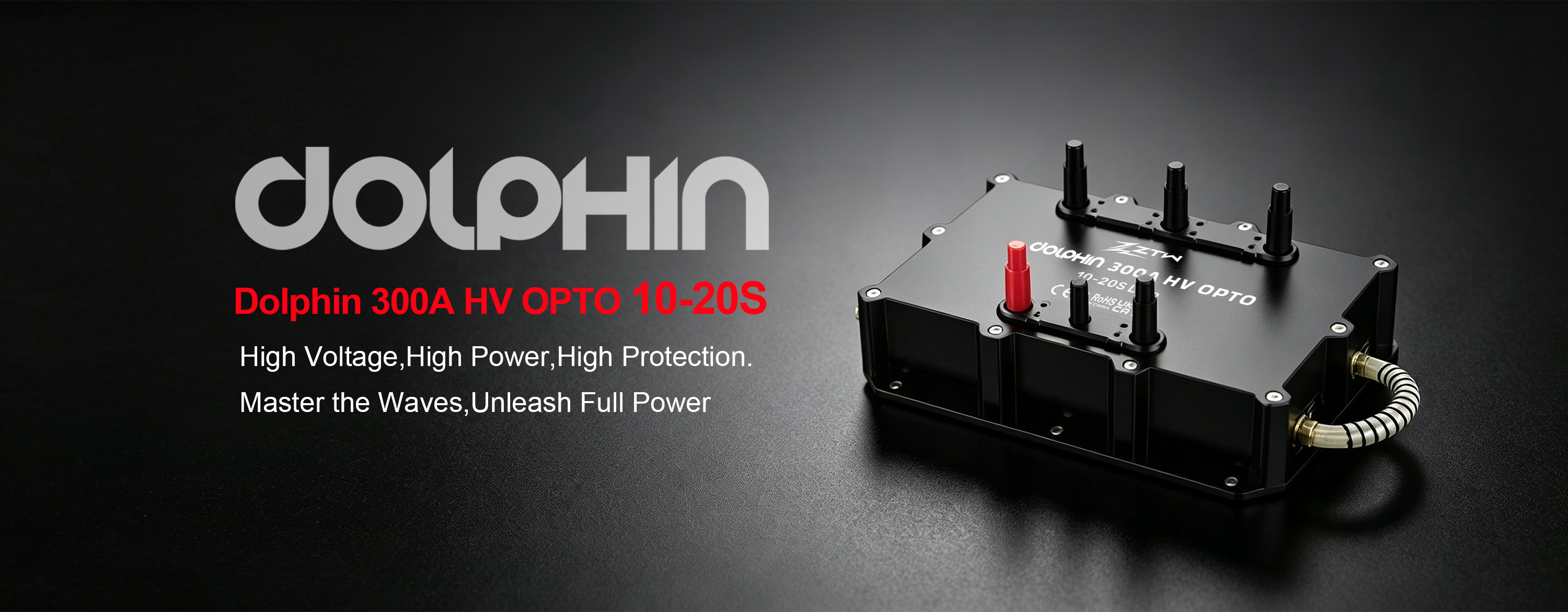 IP67 ZTW ESC 300A Waterproof ESC 10S-20S ESC Marine Propulsion