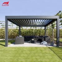 La pergola motorisée manuelle imperméable a expulsé le belvédère en aluminium de jardin