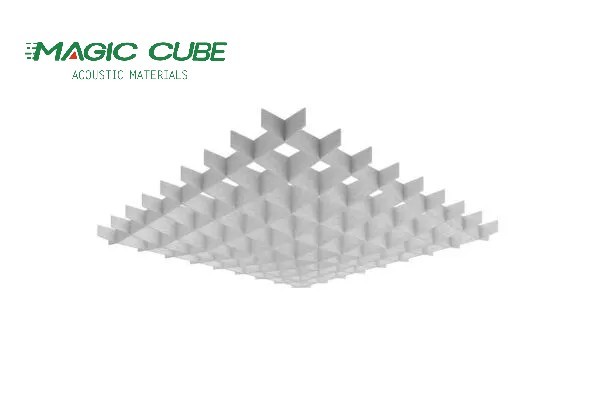 Noise-Reducing Polyester Fiber Acoustic Ceiling Panels Recycled PET Felt Ceiling Tiles