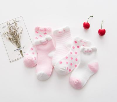 Thermal Lovely Newborn Baby Socks / Thick Baby Socks Eco Friendly Customized Logo