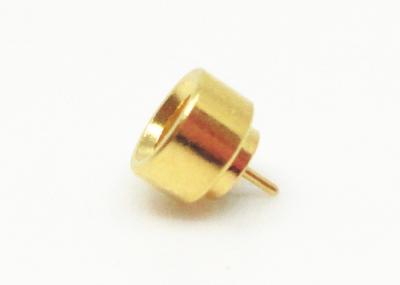Conector coaxial 50Ω Impendance do conector hermético SSMP do homem SMPM RF do selo com Microstrip da chanfradura