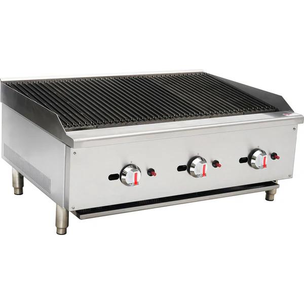 Painel de controlo digital Lava Rock Grill Ferro Equipamento de cozinha
