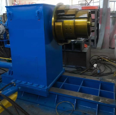 4mm Thickness Metal Slitting Line Hydraulic Decoiler 120mm Shaft