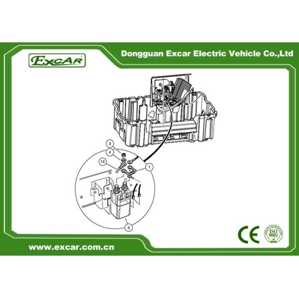 101908701 solenoide do carro do clube dos acessórios 48V do carrinho de golfe para o DS e modelos precedentes