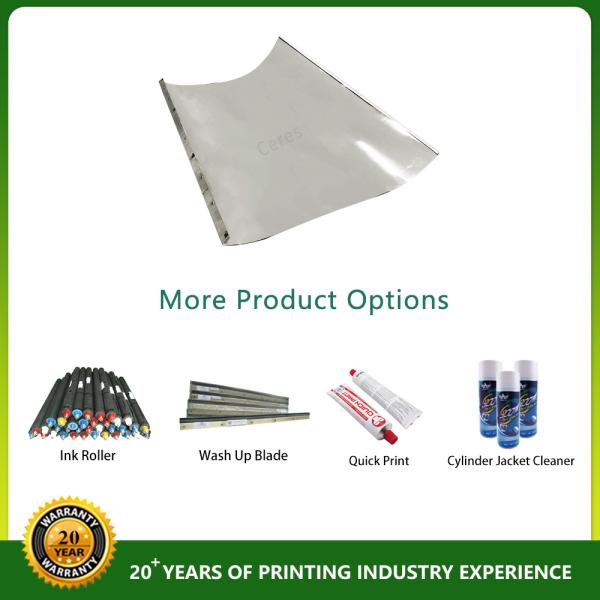 Поверхность запасных частей 1030*801*0.3 Matt печатной машины куртки цилиндра Komori L440