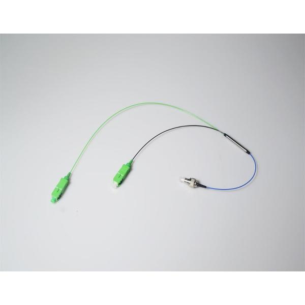 1X2 Glass Tube CWDM Device 3 ports mini WDM filter 1270nm~1610nm