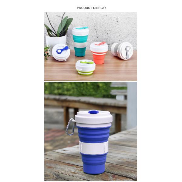 19.5oz Collapsible Silicone Reusable Coffee Cup