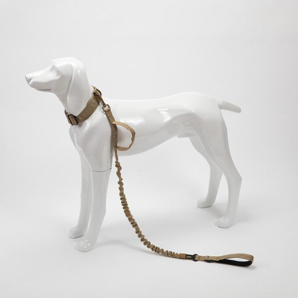 Pet Explosion Proof Reflective Leash Double Handle Nylon Tactical Dog Leash
