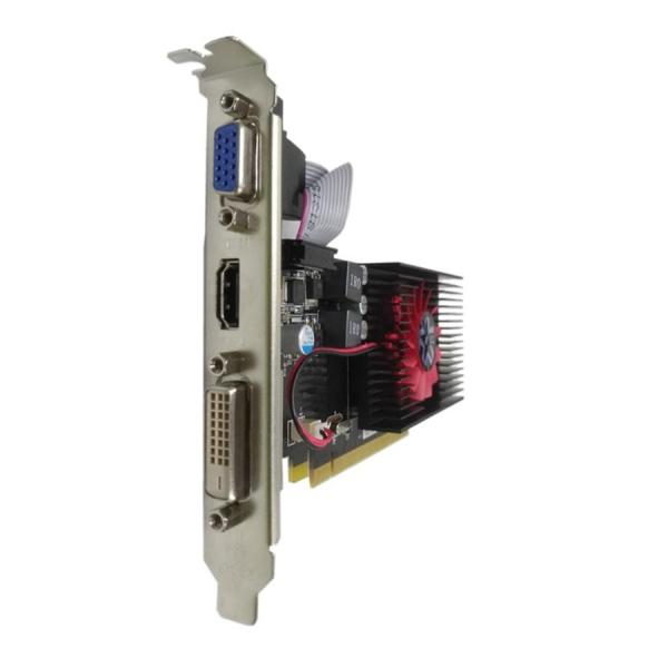 PCWINMAX Radeon HD6450 1 Go carte vidéo à faible profil PCIe x16 64 bits HD Ports VGA DVI