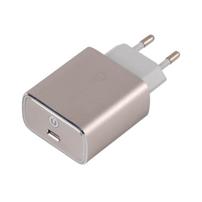 Dual Port Quick Charge 3.0 Charger  Aluminum Alloy Cover Ce Certification Fashionable Design