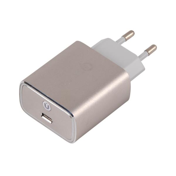 Dual Port Quick Charge 3.0 Charger  Aluminum Alloy Cover Ce Certification Fashionable Design