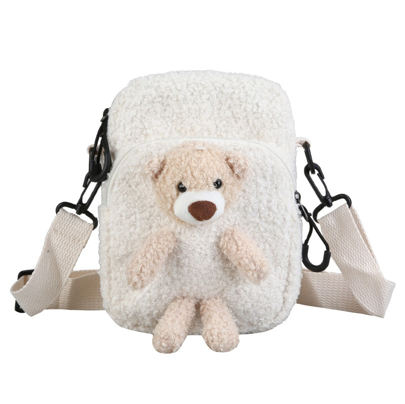 Отсутствие плюшевого мишки Bookbag плюша 3D детей запаха короткой