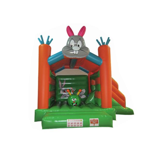 Дом скачки Каротте/кролика Огнестойкость Пвк комбинированного раздувного сильная для задворк