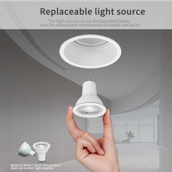 Анти- потолок слепимости Mr16 скрытый Downlight утопил настраиваемую белизну