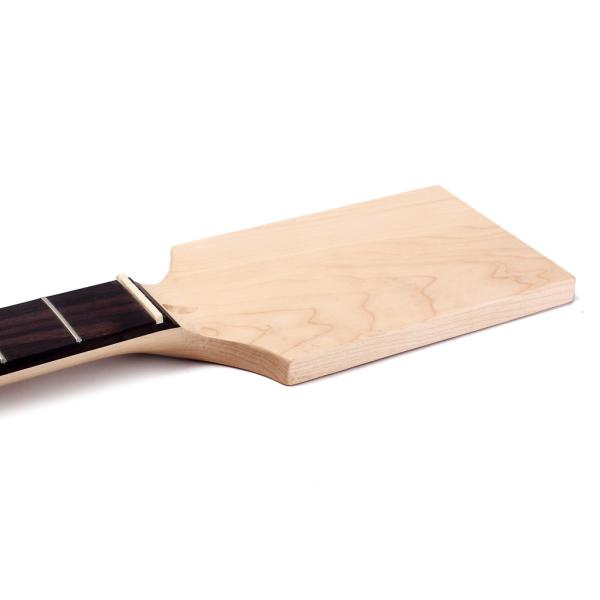 Сигарная коробка гитара шея кленовая гребля головка 22 Fret для электрической гитары шея прямоугольная головка черная