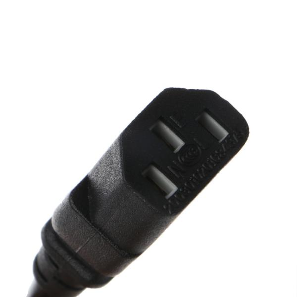 1.5m IEC 320 C13 Power Cord European Round 2 Pin AC EU Plug
