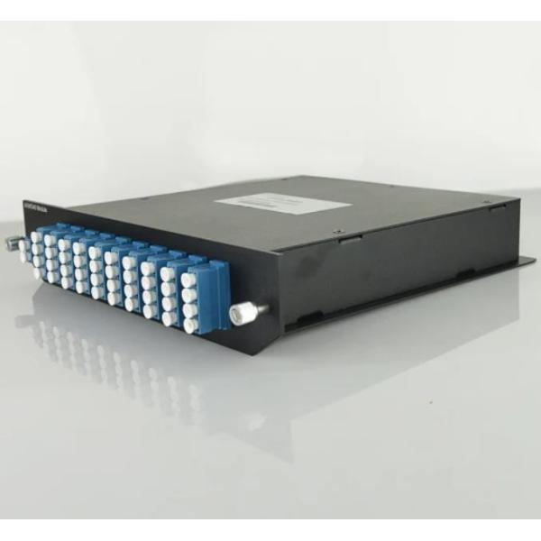 40個のチャネルDWDM Mux Demux Athermal AWGのラック マウント カセット モジュール