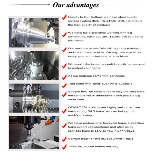 Alloy CNC Aluminium Parts Customized by 2D/3D/drawing for Precision OEM Services