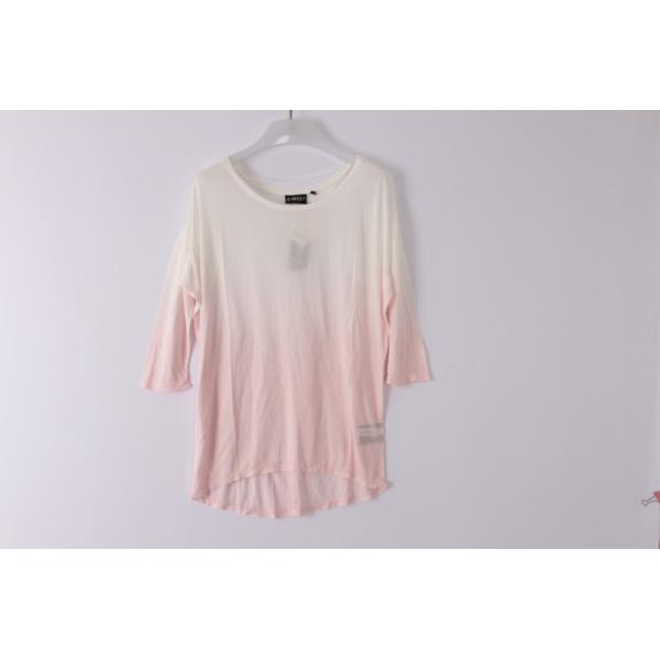 Two Tone Ladies Casual Sweatshirts 100% viscose Dip Dye Shirts