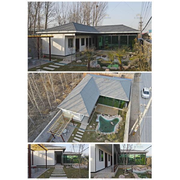 Insulated Sandwich Panel Prefab Light Steel Frame Office House