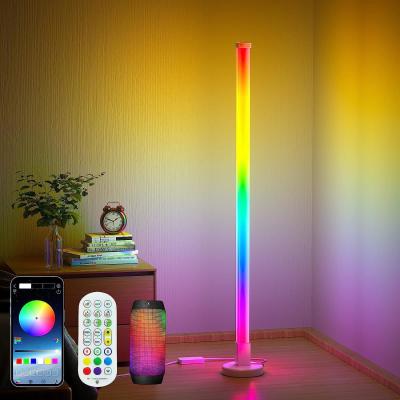 RGB Colorful Remote Control LED Floor Lamp for Bedroom Decorative Ambient Light 1.5m