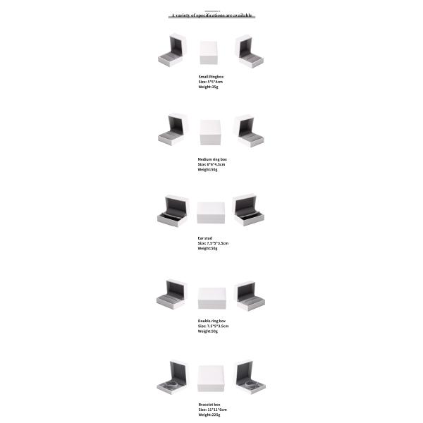 Boîtes de bijoux personnalisées de luxe avec logo pour boucles d'oreilles