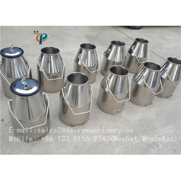 15 litre portable milker milking bucket, steel milking pail with lid, milking machine parts