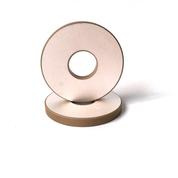 44khz Pzt-4 Ultrasonic Cleaning Transducer 35mm Piezo Ceramic Ring Disc Shap