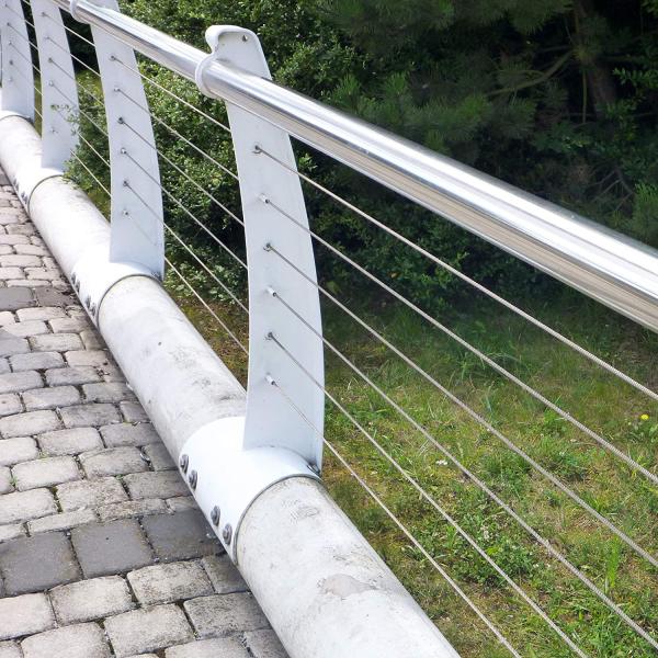 Cables de acero inoxidable 316 de 12 mm para balaustradas y rieles de cubierta