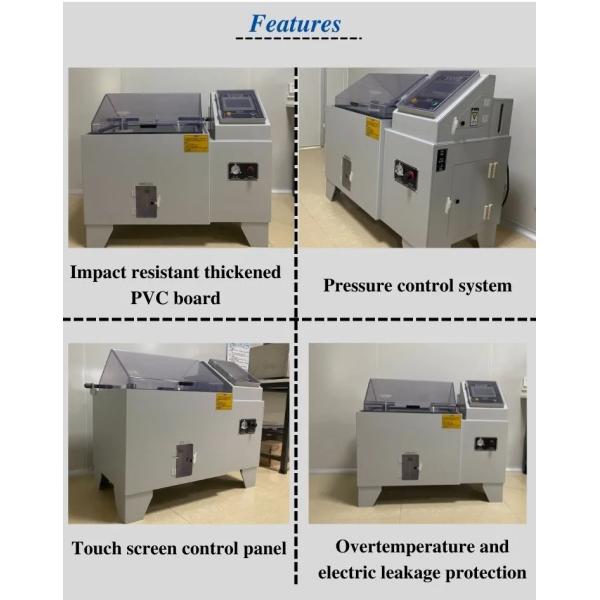 Машина материала полимера камеры 160x100x50 коррозийного испытания брызг соли B-CCT-160