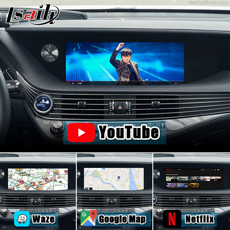 Коробка интерфейса видео андроида 9,0 Lsailt для Lexus ES LS GS RX LX 2013-21with CarPlay, андроида автоматического LS600 LS460