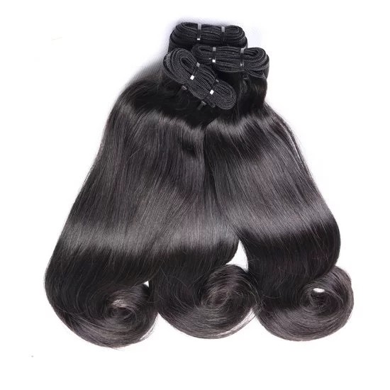 Super Hair Extensions Double Drawn Weft Unprocessed Bone Straight Funmi For Nigeria Girl