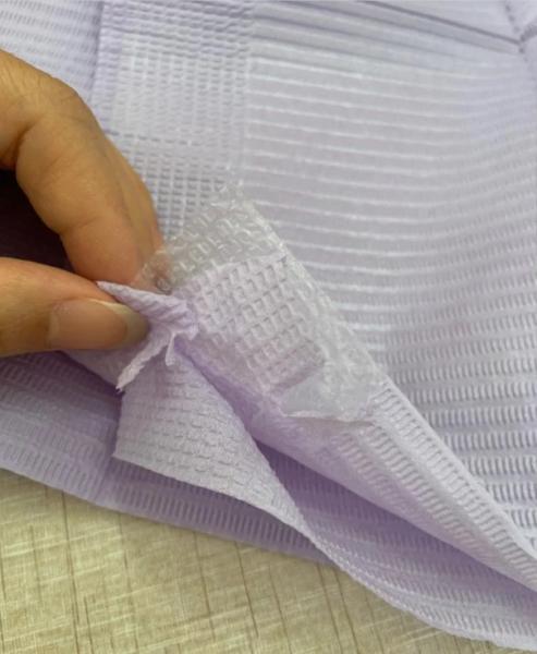 13g PE Film Disposable Dental Bibs Resist Soak Through