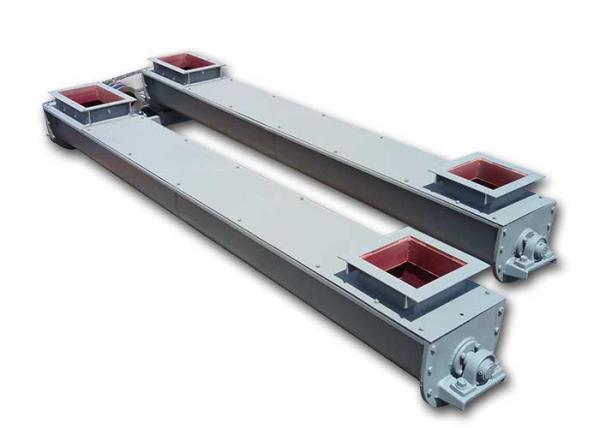5000kg U Trough Screw Conveyor Large Load Capacity Carbon Steel Horizontal
