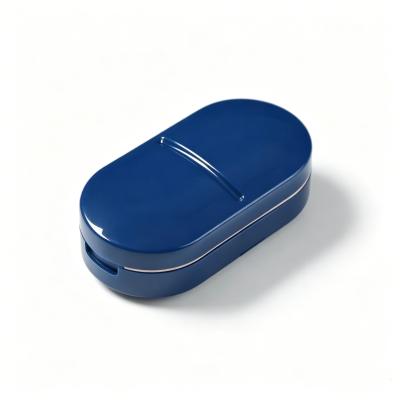 Small Pill Cutter, Portable Cute Pill Breaker for Handbag Slide Switch Double