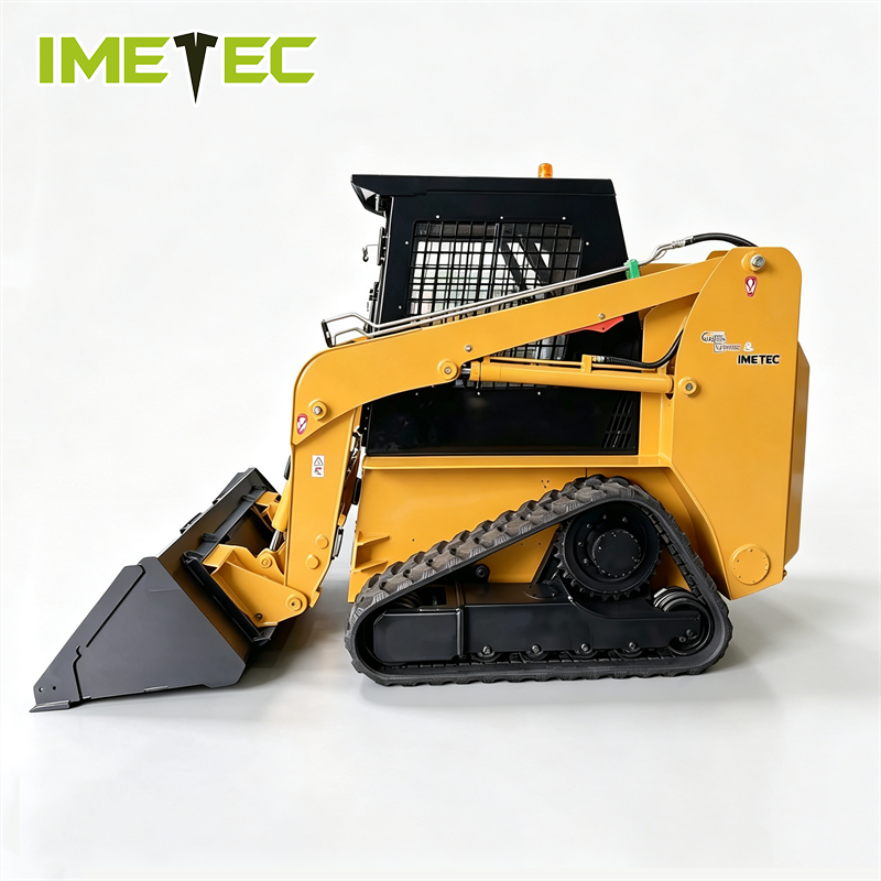 Multifunctional Skid Steer Loader Flexible Steering For Farming Construction 850kg